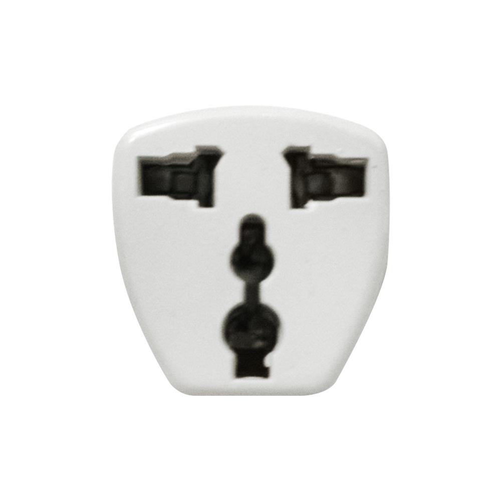 ปลั๊กแปลง 2 ขาแบน JSN สีขาว