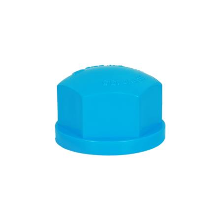 ฝาครอบเกลียว ท่อน้ำไทย 3/4" สีฟ้า