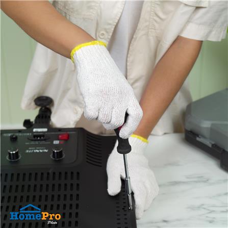 ถุงมือทอ DONGYANG เบอร์ 5 สีขาว แพ็ก 12 ชิ้น_3