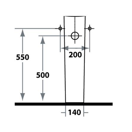 ขาตั้ง STAR S-4592 สีขาว_1