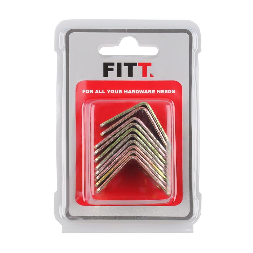 เหล็กฉากตัว L FITT SA-5H 50 มม. สีรุ้ง แพ็ก 10 ชิ้น