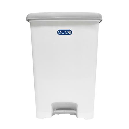 ถังขยะเหยียบเหลี่ยม CHIC ขนาด 42L สีขาว/เทา_1