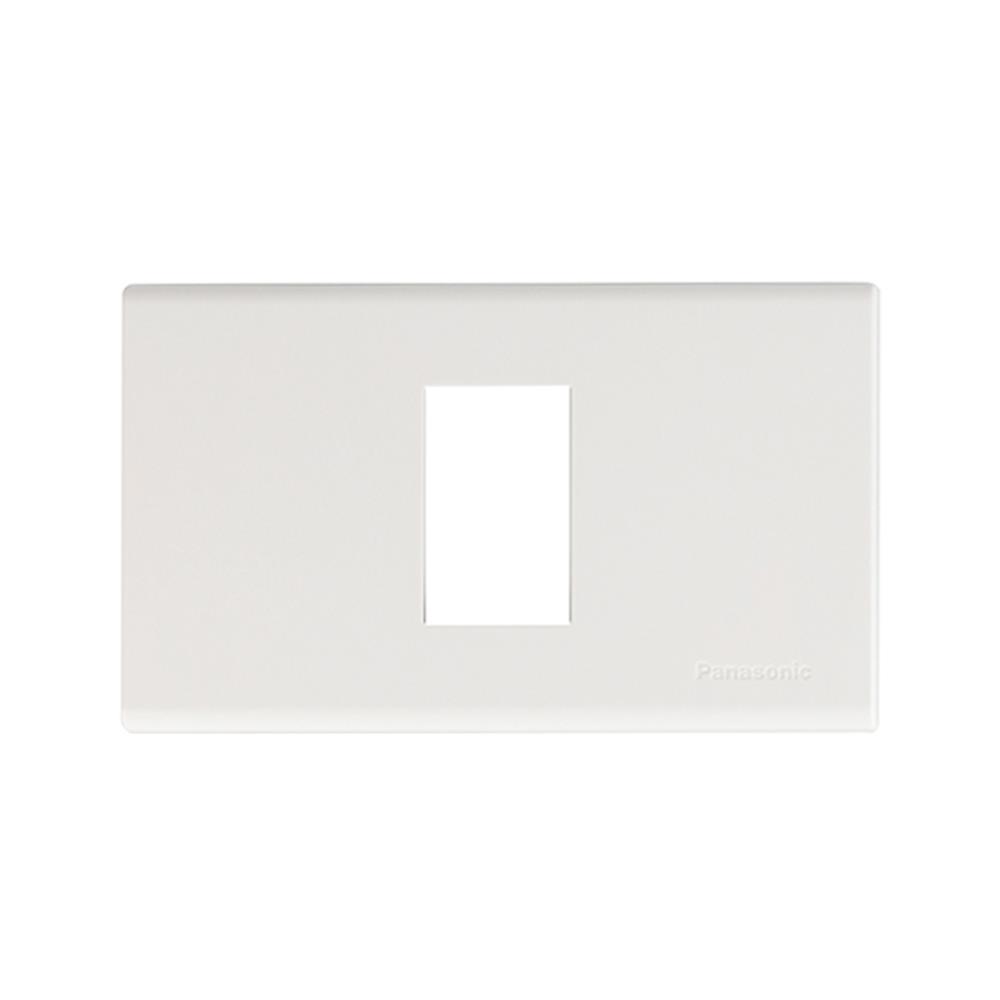 หน้ากาก 1 ช่อง PANASONIC WEG6801WK สีขาว