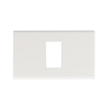 หน้ากาก 1 ช่อง PANASONIC WEG6801WK สีขาว