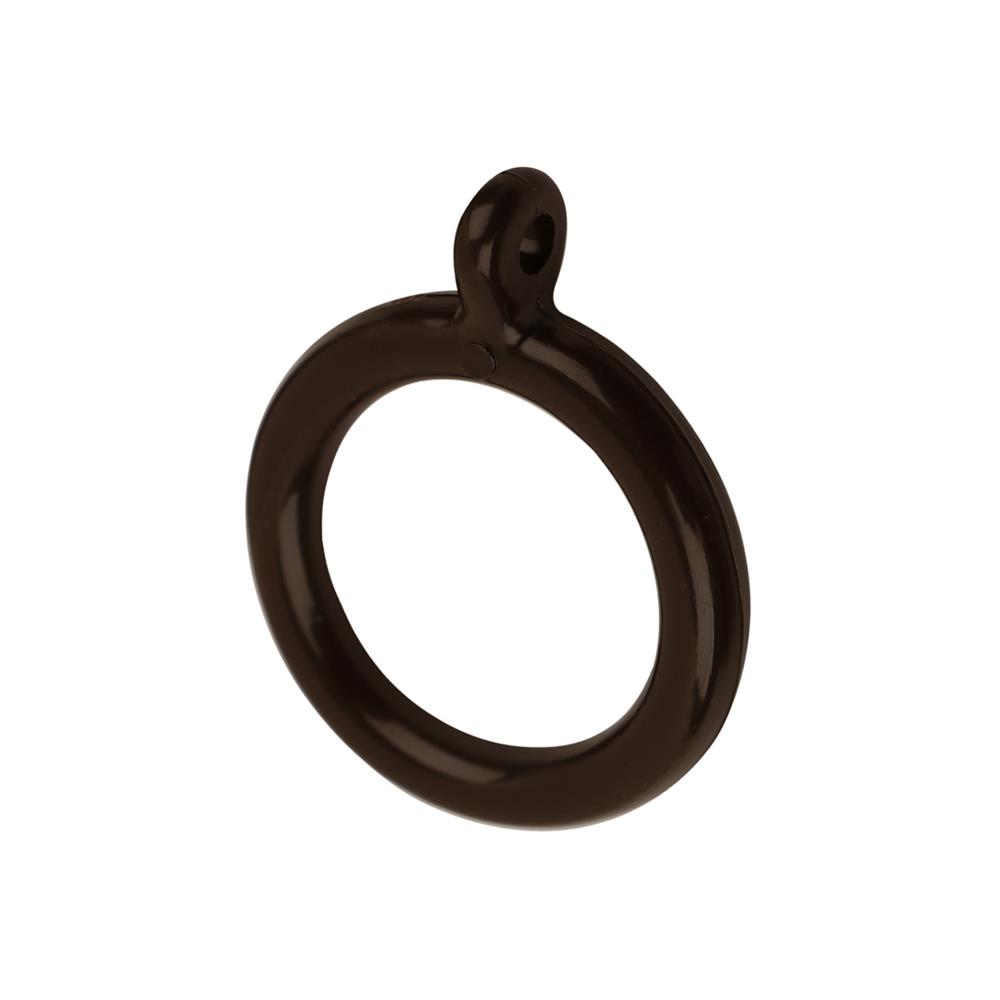 ห่วงคล้องราง HOME LIVING STYLE 33 มม. สีน้ำตาลเข้ม (แพ็ก 10 ชิ้น)