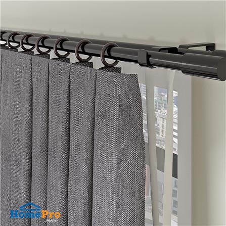 ห่วงคล้องราง HOME LIVING STYLE 33 มม. สีน้ำตาลเข้ม (แพ็ก 10 ชิ้น)_3