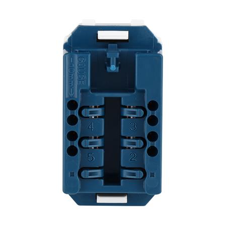 เต้ารับโทรศัพท์ PANASONIC 6P/4C WEG2164 สีขาว_2