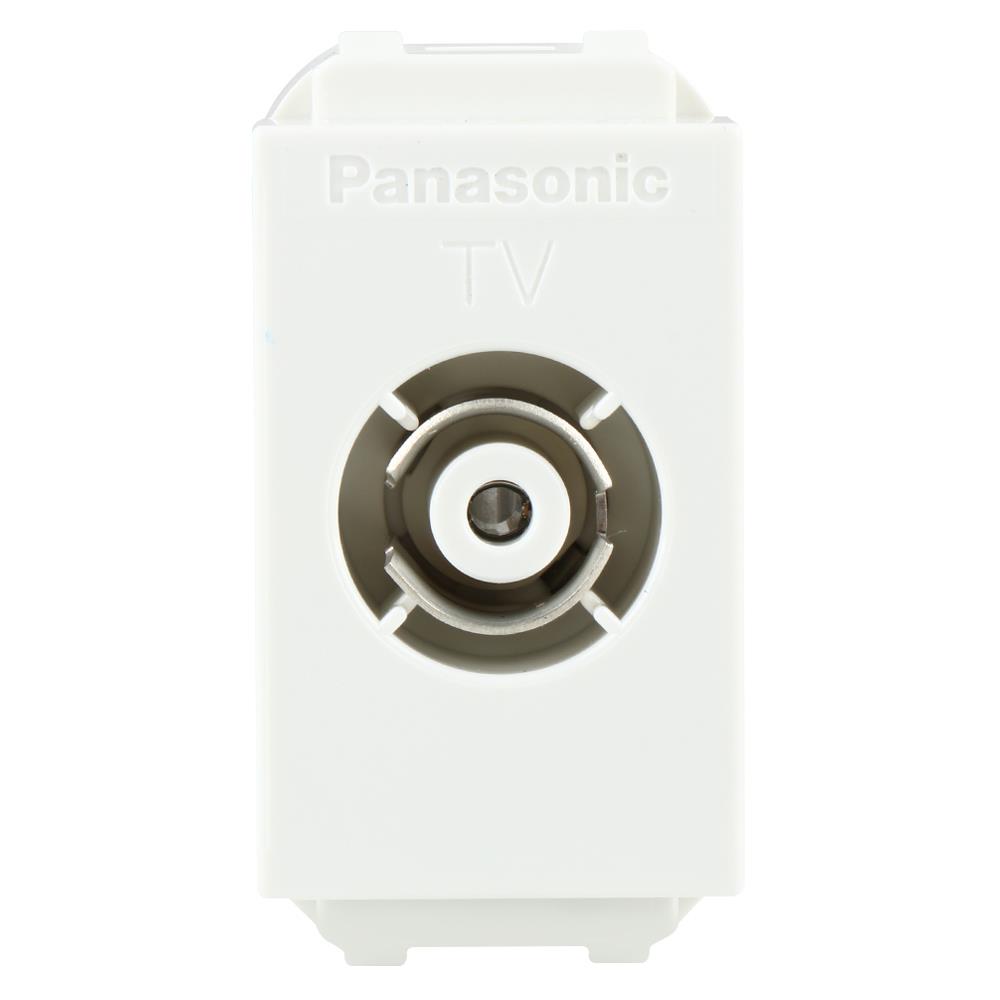 เต้ารับโทรทัศน์ 75 โอห์ม PANASONIC WEG2501 สีขาว