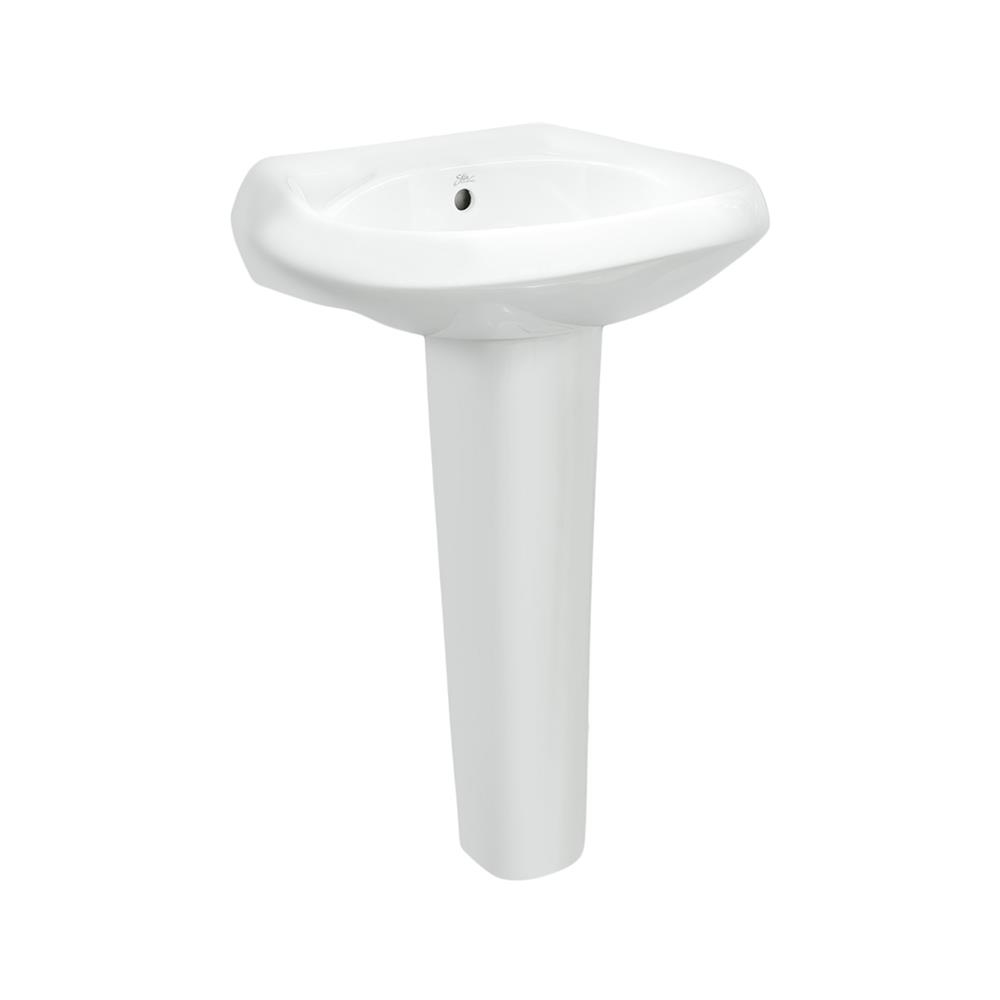 อ่างล้างหน้าพร้อมขาตั้ง STAR S-4502/4592 สีขาว