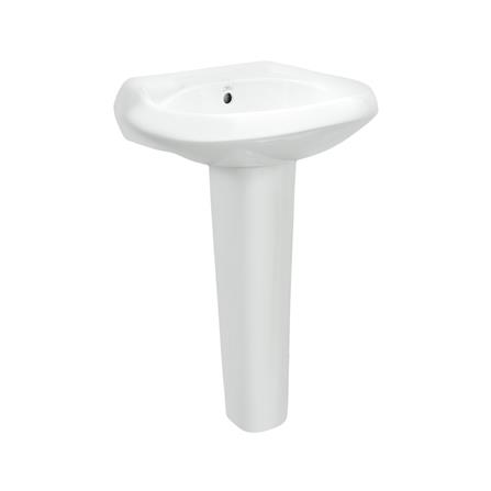 อ่างล้างหน้าพร้อมขาตั้ง STAR S-4502/4592 สีขาว_0