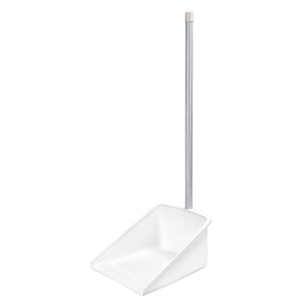 ที่โกยผงพลาสติก ด้ามยาวJCJ 1901 11 นิ้ว สีขาว