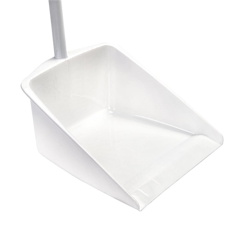 ที่โกยผงพลาสติก ด้ามยาวJCJ 1901 11 นิ้ว สีขาว