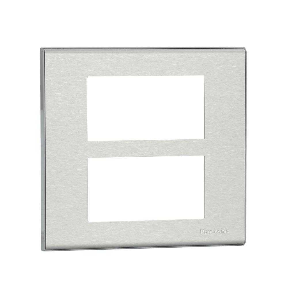 หน้ากาก 6 ช่อง PANASONIC WEG6506K สีเทา