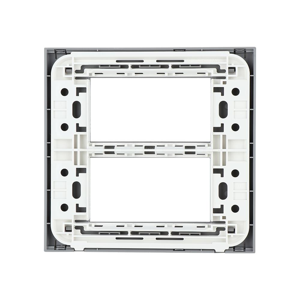 หน้ากาก 6 ช่อง PANASONIC WEG6506K สีเทา