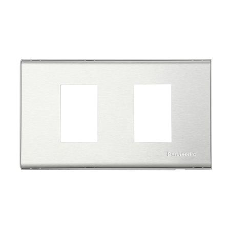 หน้ากาก 2 ช่อง PANASONIC WEG6502K สีเทา_0