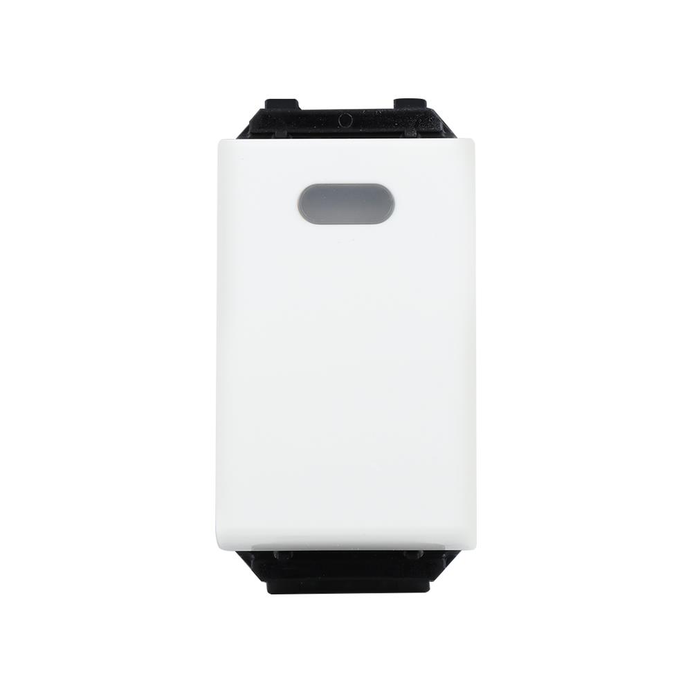 สวิตช์ 2 ทาง มีไฟ PANASONIC WEG5152-51K สีขาว