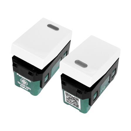 สวิตช์ 2 ทาง มีไฟ PANASONIC WEG5152-51K สีขาว_3