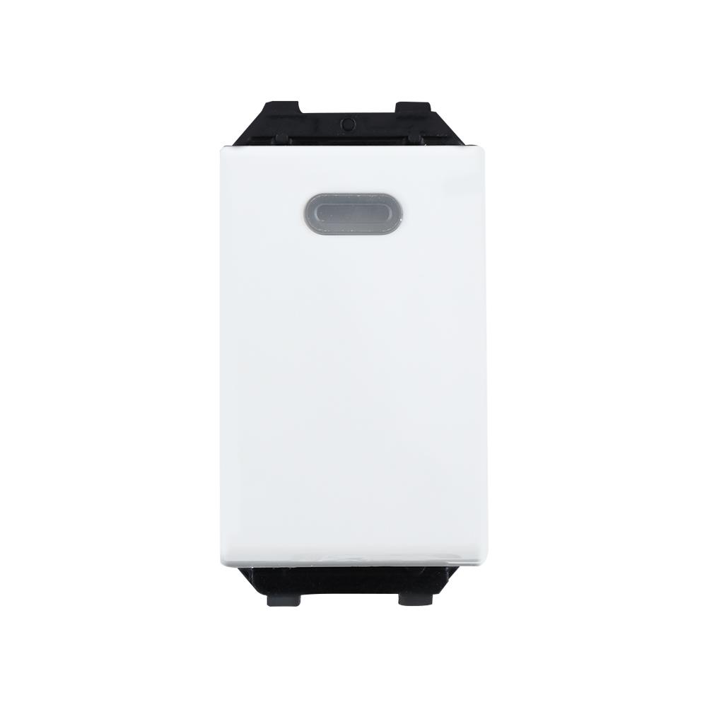 สวิตช์ 1 ทาง มีไฟ PANASONIC WEG5151-51K สีขาว