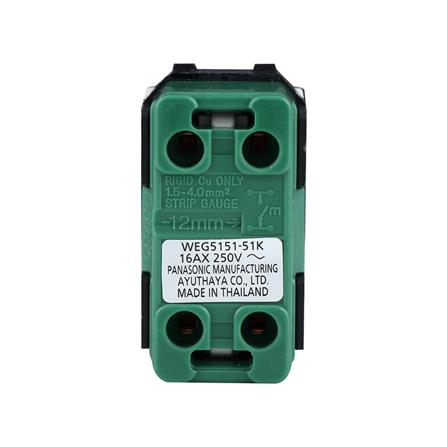 สวิตช์ 1 ทาง มีไฟ PANASONIC WEG5151-51K สีขาว_2