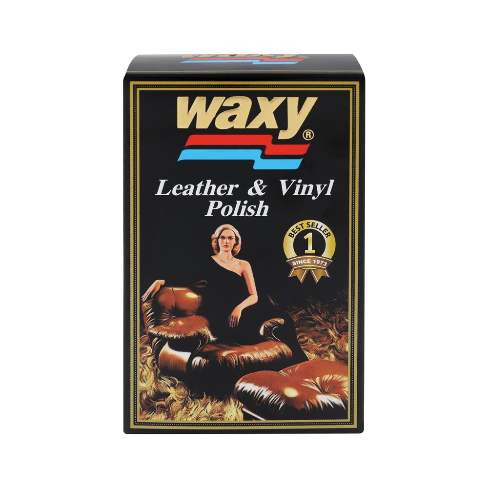 น้ำยาเช็ดเคลือบเงาผลิตภัณฑ์หนัง WAXY 125 มล.