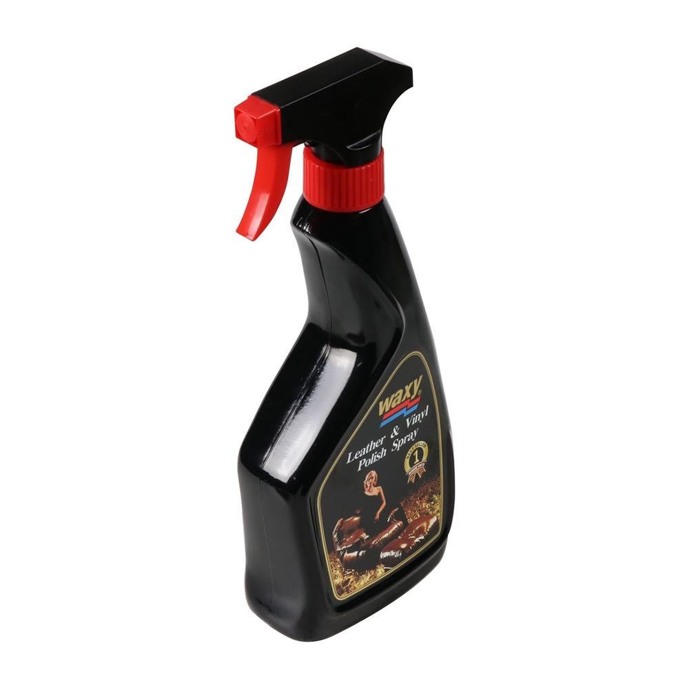 น้ำยาเช็ดเคลือบเงาผลิตภัณฑ์หนัง WAXY 450 มล.