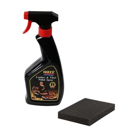 น้ำยาเช็ดเคลือบเงาผลิตภัณฑ์หนัง WAXY 450 มล._0