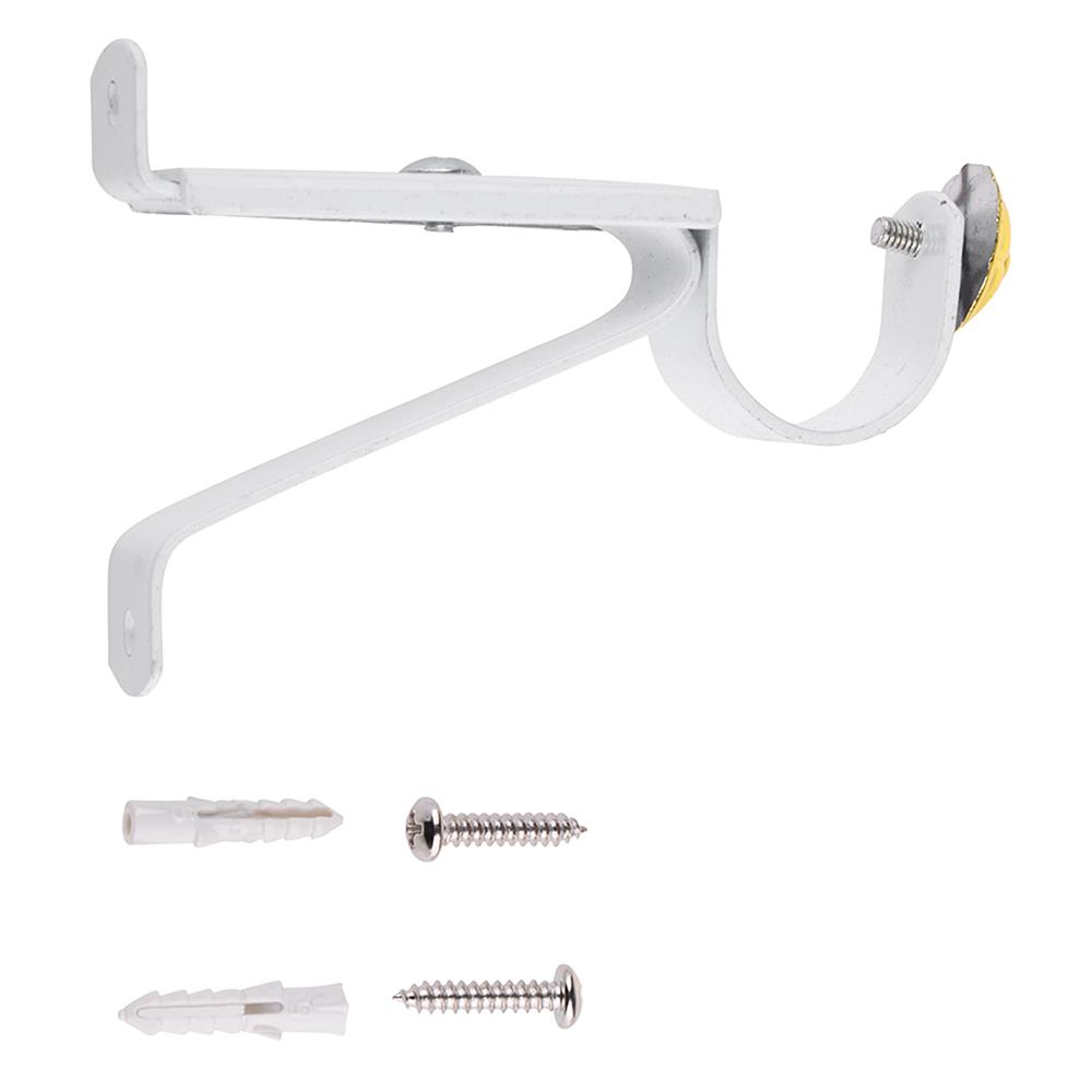 ขารับราง 1 ชั้น เหล็ก HOME LIVING STYLE 25 มม. สีขาว