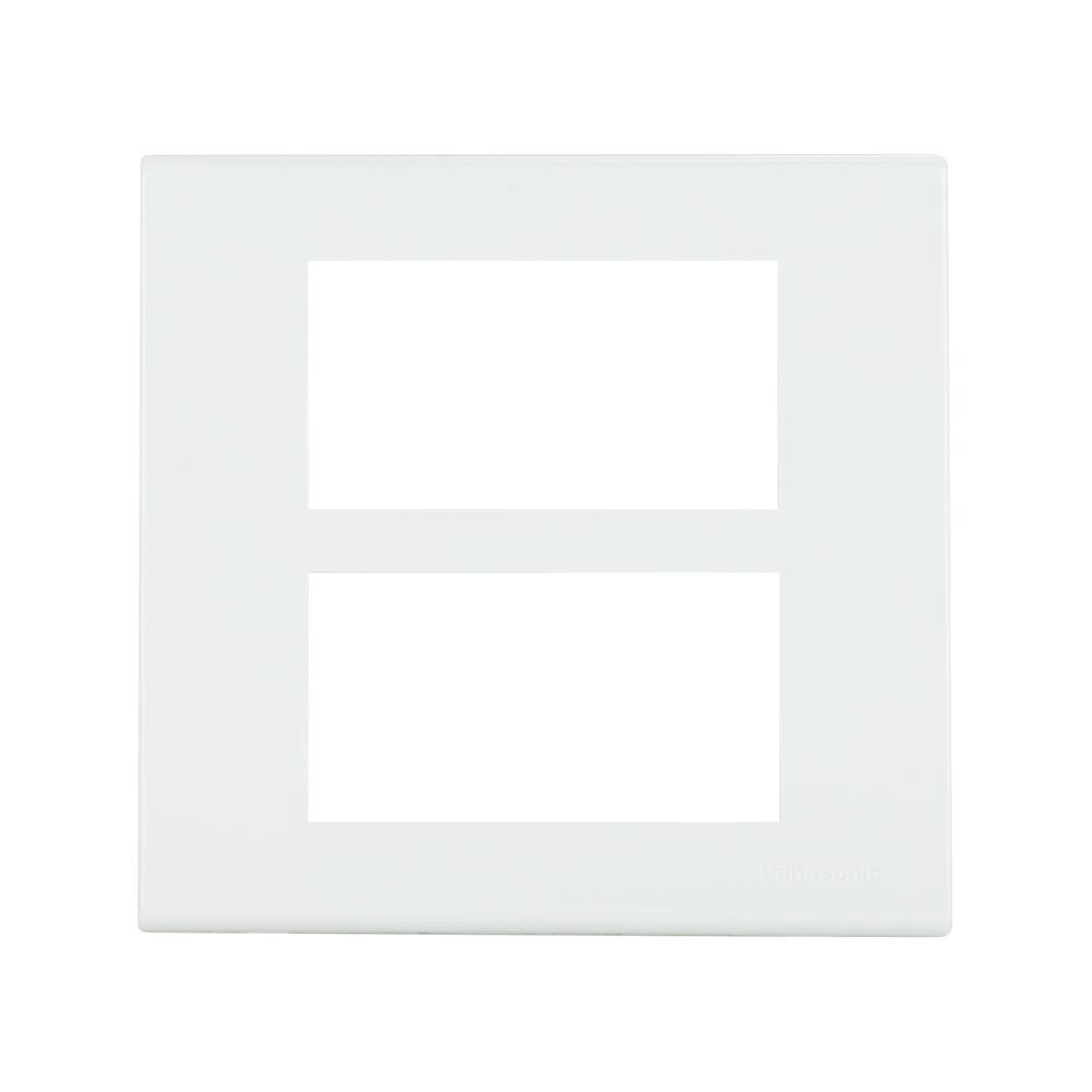 หน้ากาก 6 ช่อง PANASONIC WEG6806W สีขาว