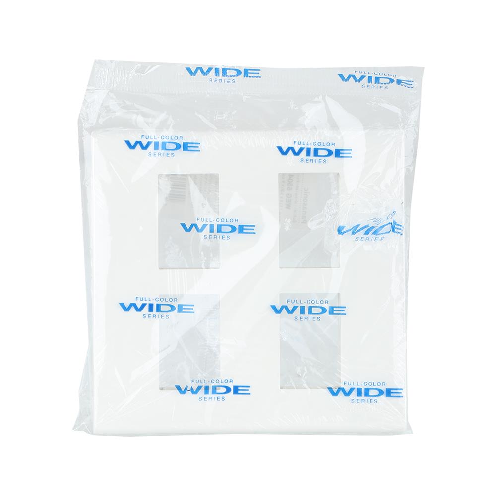 หน้ากาก 4 ช่อง PANASONIC WEG6804W สีขาว