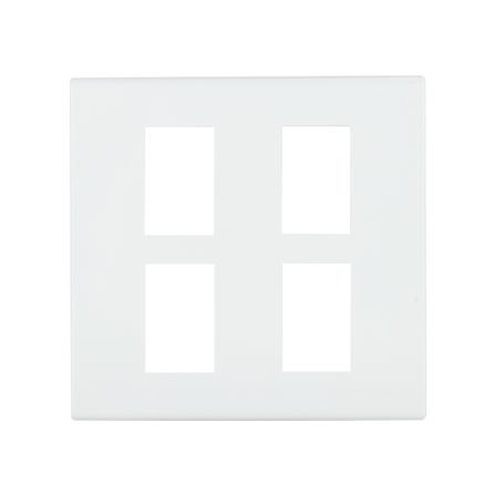 หน้ากาก 4 ช่อง PANASONIC WEG6804W สีขาว