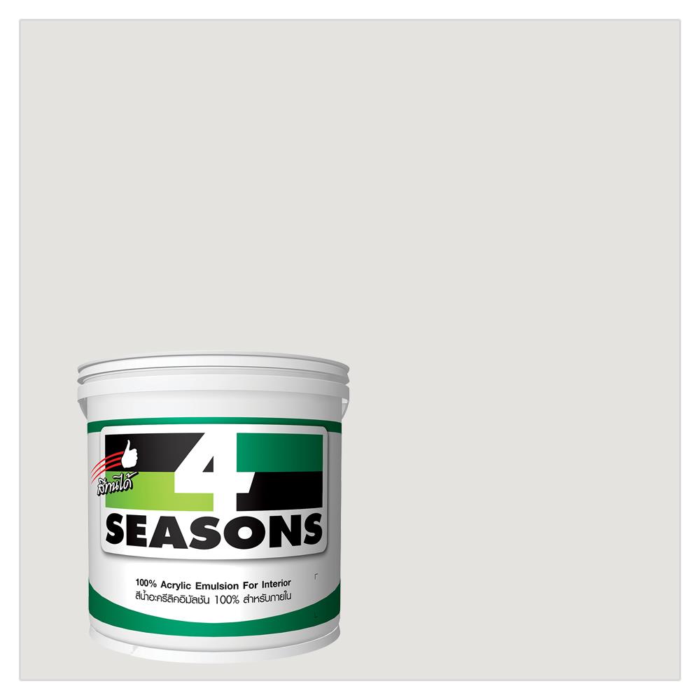 สีน้ำทาภายใน TOA 4 SEASONS สีขาว A1003 ด้าน 1 แกลลอน