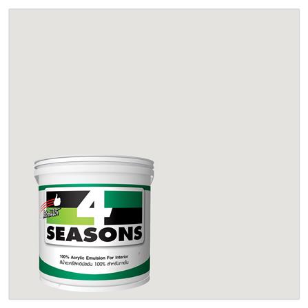 สีน้ำทาภายใน TOA 4 SEASONS สีขาว A1003 ด้าน 1 แกลลอน