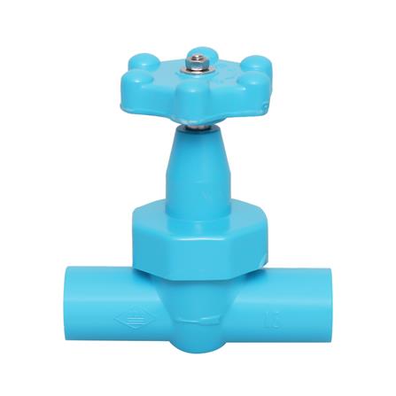 ประตูน้ำ PVC ท่อน้ำไทย 1/2 นิ้ว สีฟ้า_1