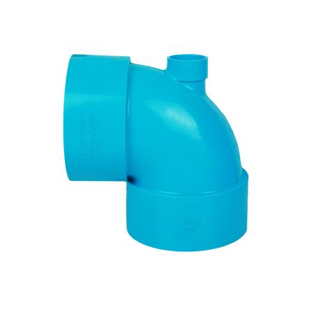 ข้องออากาศ 90 องศา ท่อน้ำไทย 4 นิ้วx1 นิ้ว สีฟ้า_1