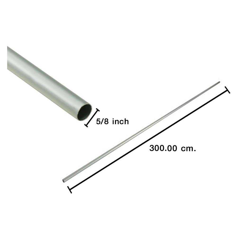 ราวท่อกลมอะลูมิเนียม PANSIAM 5/8 นิ้วX3 ม.