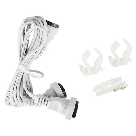 ขั้วหลอดนีออนกันน้ำน็อคดาวน์ SANTORY 40 วัตต์ G13 ขาว_0