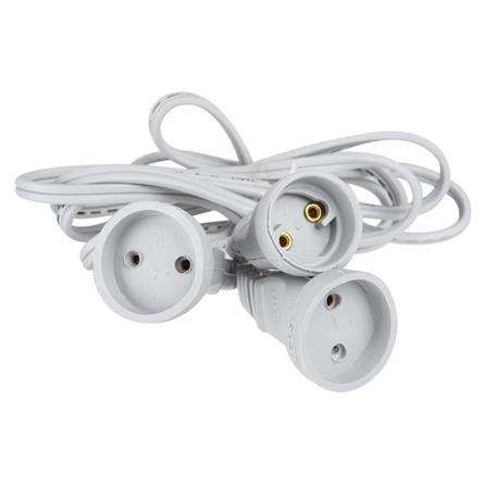 ขั้วหลอดนีออนกันน้ำน็อคดาวน์ SANTORY 40 วัตต์ G13 ขาว_1