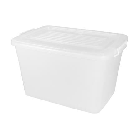 กล่องเก็บของ มีล้อ ฝาล็อค K800 80 ลิตร สีขาว_1