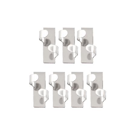 ขอแขวนสเตนเลสเหลี่ยมติดเทปกาว SUPERLINE SL131 แพ็ก 7_1