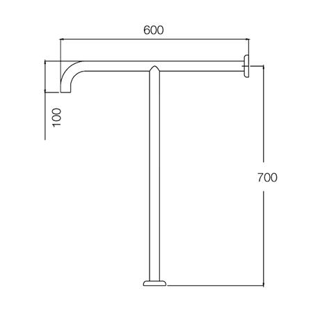 ราวมือจับกันลื่น ตัว T WS HR-1500-T_1