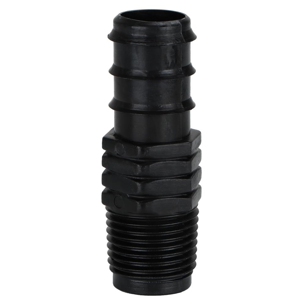 ข้อต่อตรง เกลียวนอก RAINDROP 1/2 นิ้ว X 20 มม. แพ็ก 2 ชิ้น