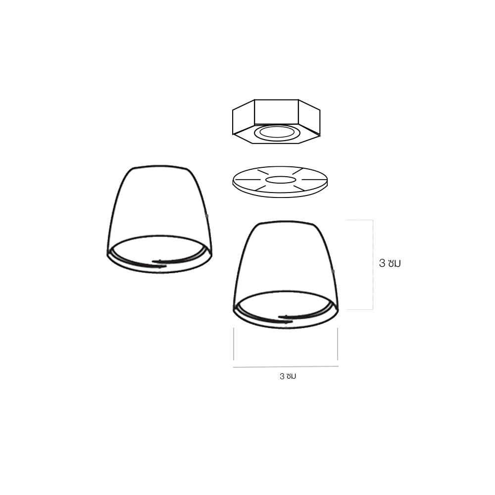 ฝาครอบน็อตยึดโถส้วม FLUIDMASTER FL-7115