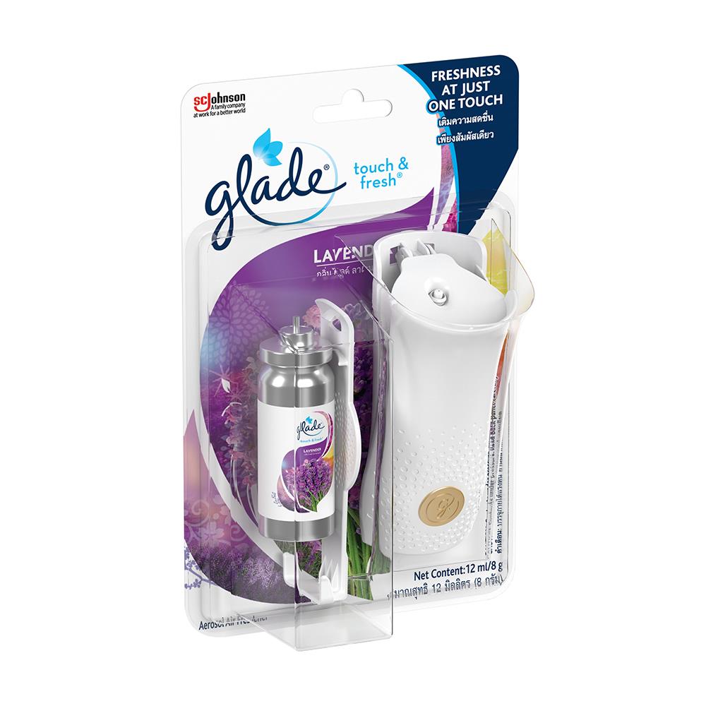 น้ำหอมปรับอากาศ GLADE TOUCH AND FRESH 12 มล. LAVENDER