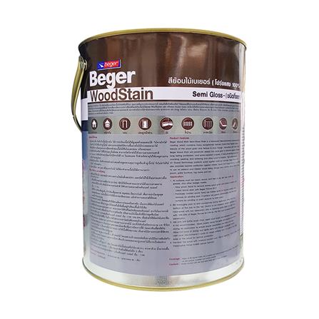 สีย้อมไม้ BEGER 2910 สีไม้วอลนัท กึ่งเงา 1 แกลลอน_1