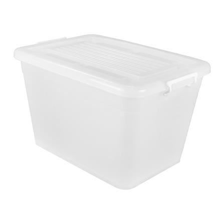 กล่องเก็บของ มีล้อ ฝาล็อค STACKO K1200 110 ลิตร สีขาว_1