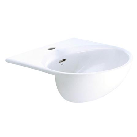 อ่างล้างหน้าฝังครึ่งเคาน์เตอร์ COTTO C021 สีขาว_0