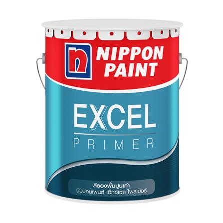 สีรองพื้นปูนเก่า NIPPON PAINT EXCEL PRIMER 5 แกลลอน