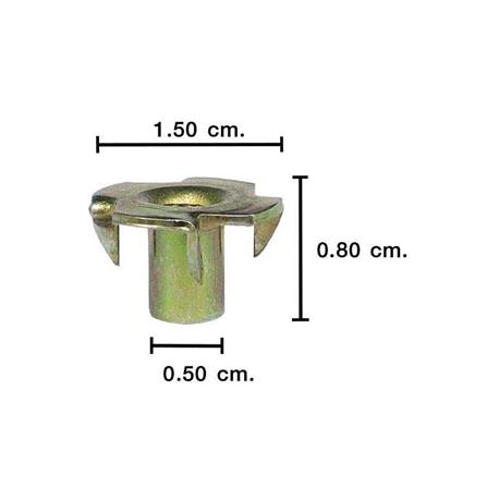ทีนัทฝังไม้ DEXZON TN-40 แพ็ก 10 ชิ้น_3