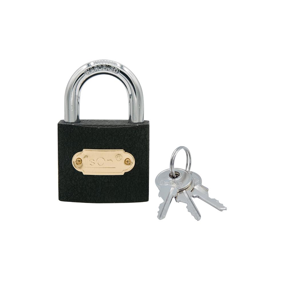 กุญแจสปริง ISON 50 มม. สีดำ