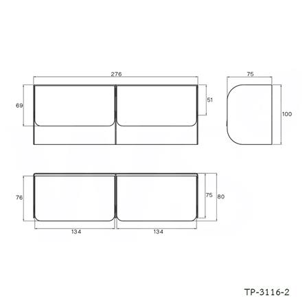 ที่ใส่กระดาษคู่ WS TP-3116-2_1
